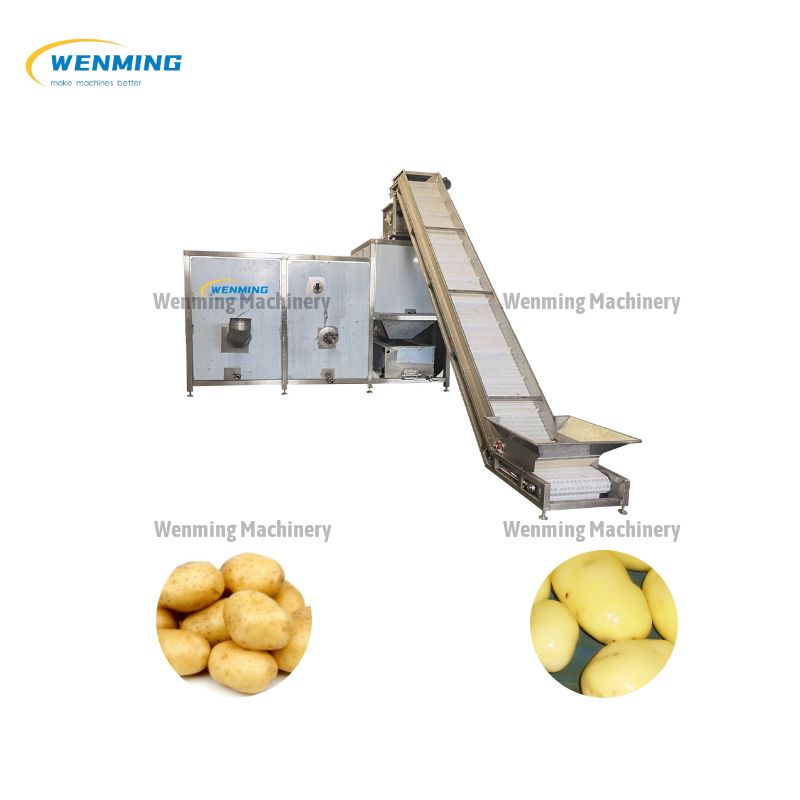 Potato Steam Peeler Machine