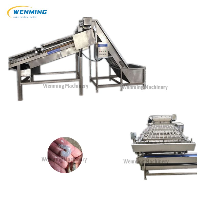 Shrimp Peeler and Deveiner Machine