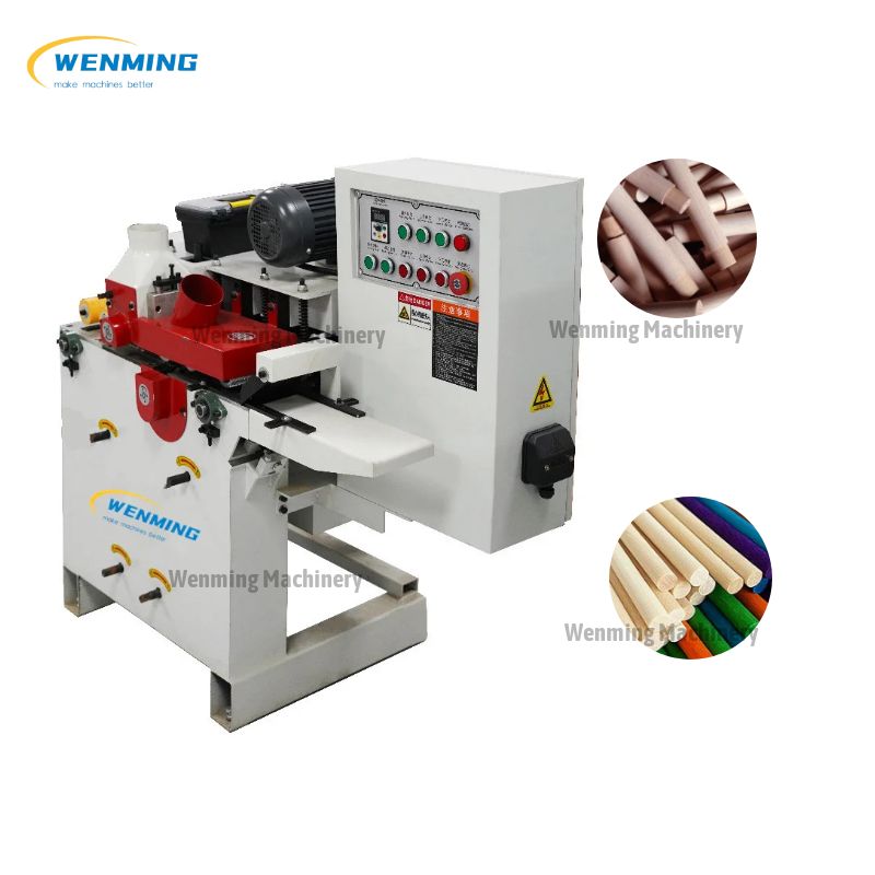 Factory Price Round Rod Milling Machine Broom Wood Round Rod Making Ma ...