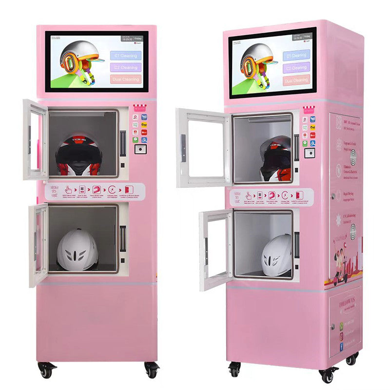 bike helmet washing machine Fully Automatic Helmet Cleaning Machine and Uv Disinfection Helmet Cle – WM machinery