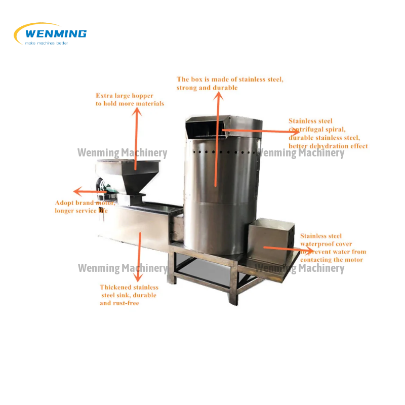 Sesame Washing And Dewater Machine