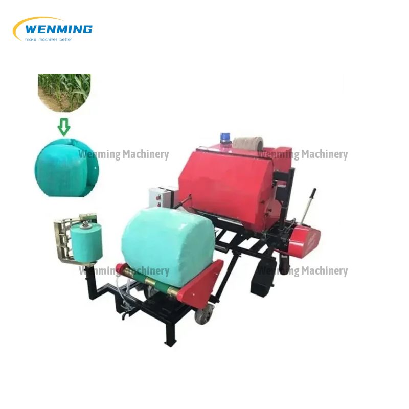 Round Silage Bale Wrapper Machine