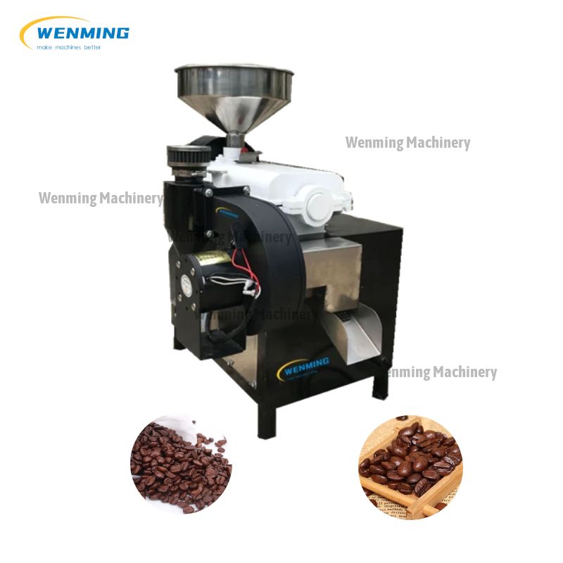 coffee cutting  peel machine