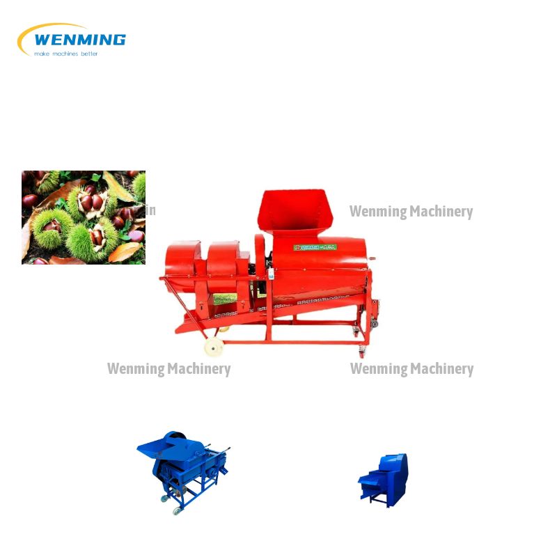 Commercial Peel Raw Chestnut Skin Machine 