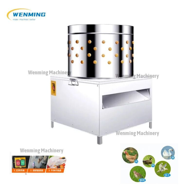 Eco-friendly Automatic Chicken, Duck & Goose Plucker and  Hair Removal And Cleaning All-In-One Machine