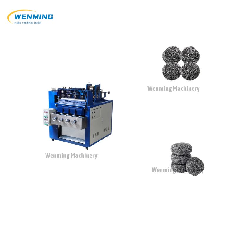 Steel wire ball machine