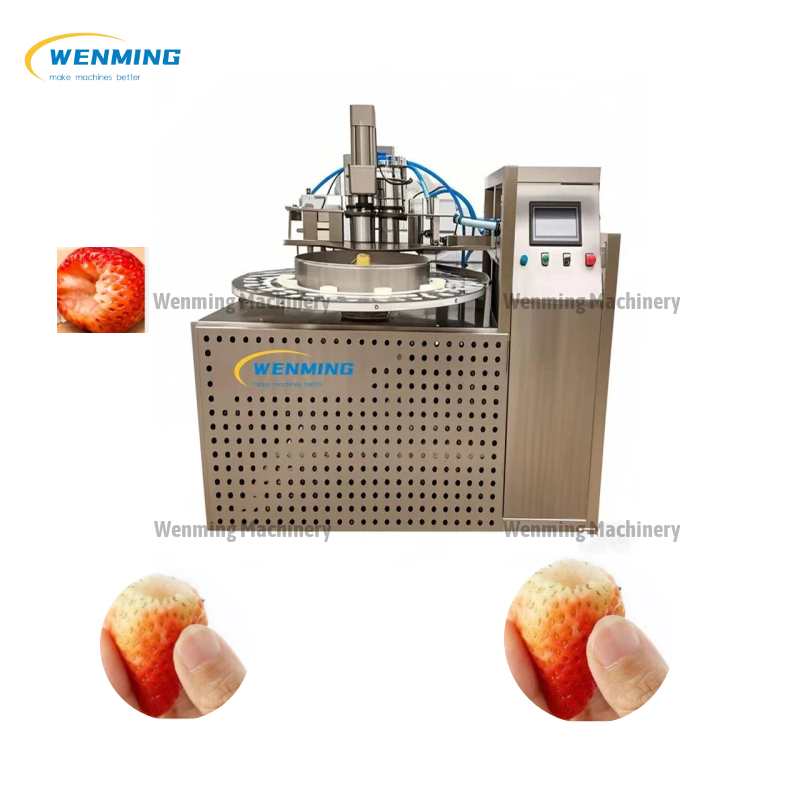 Strawberry De-Calyx Machine