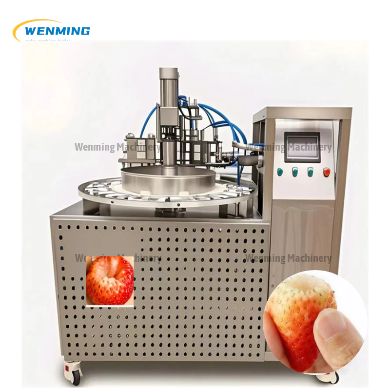 Strawberry De-Calyx Machine