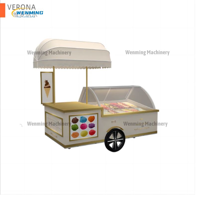 Mobile Hot Dog Vending Cart