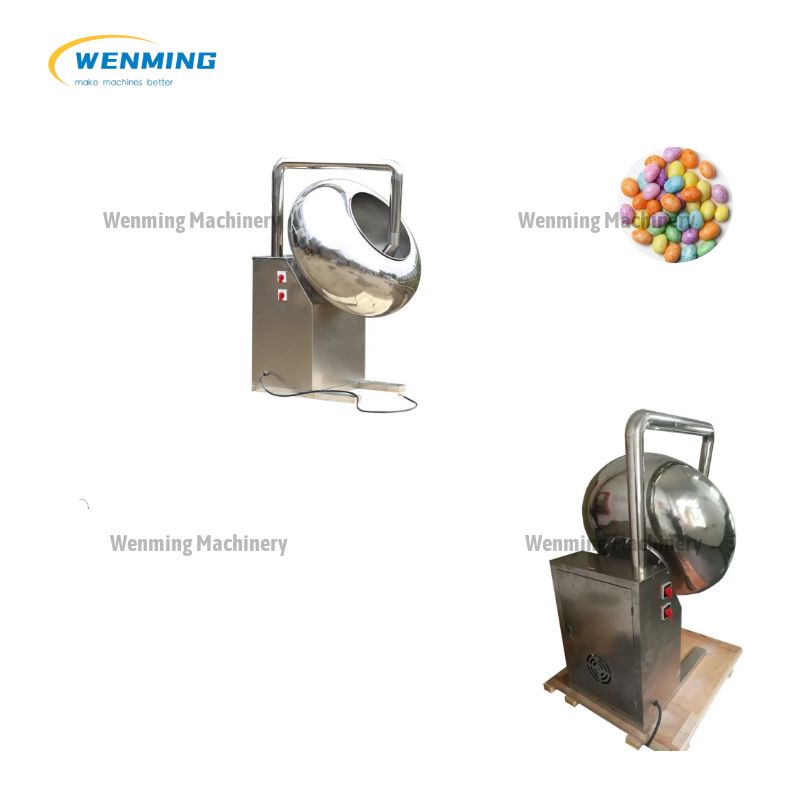 Coated Snacks Machine High Efficiency Stainless Steel Pills Milk Tablets Snack Candy Snack F ...