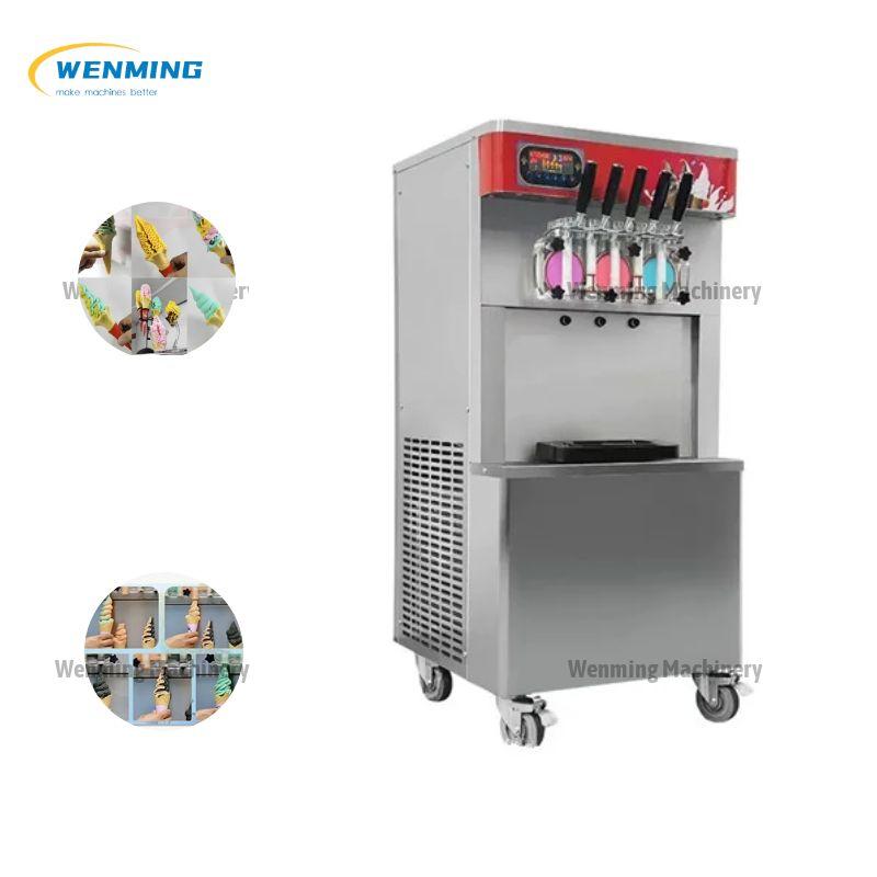 Various Flavors Ice Cream Machine