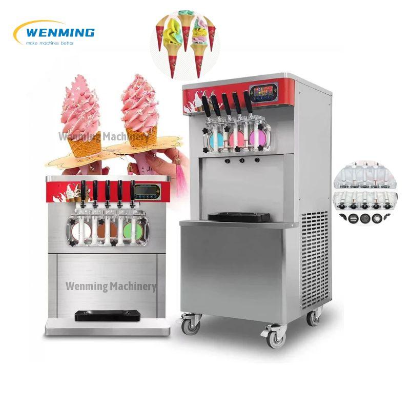 Vertical Color Ice Cream Machine