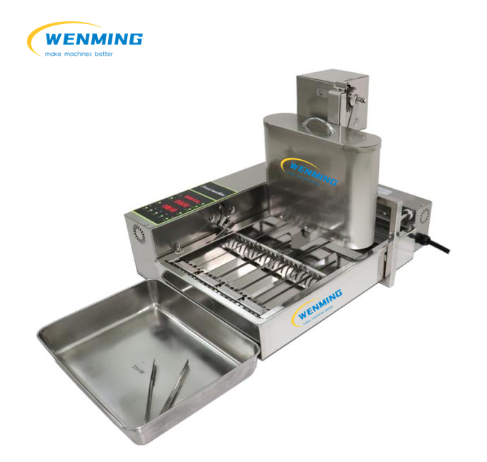 Fully automatic double row donut machine