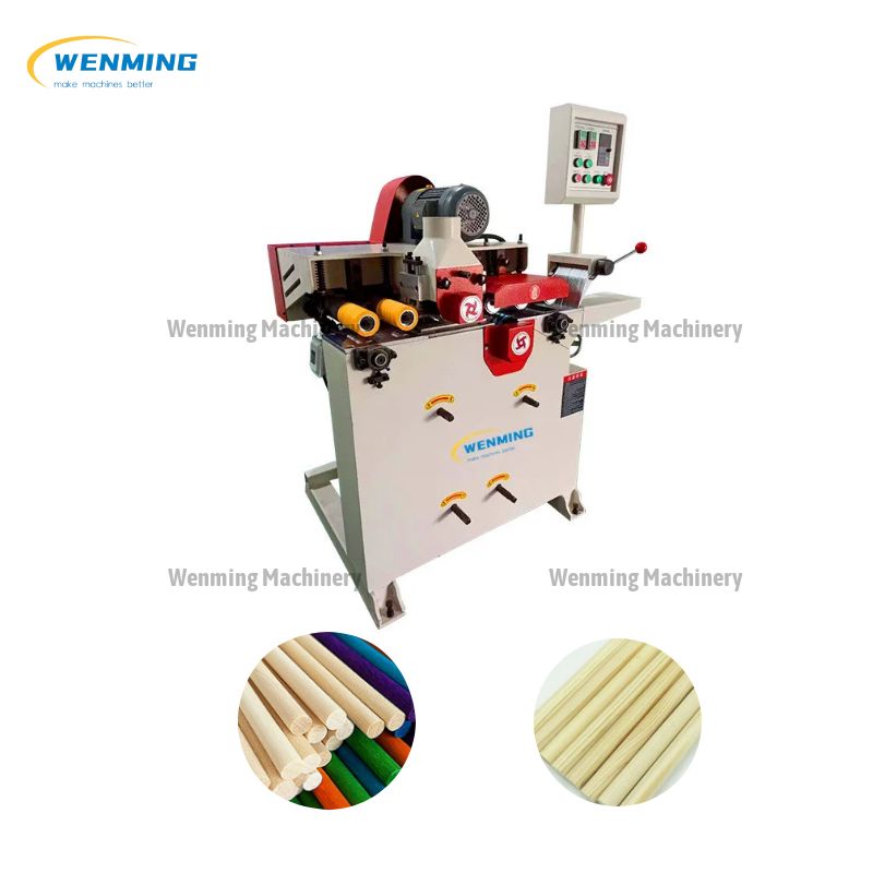 High Efficient Round Bar Making Machine for Wood Broom Handle Round Ro ...