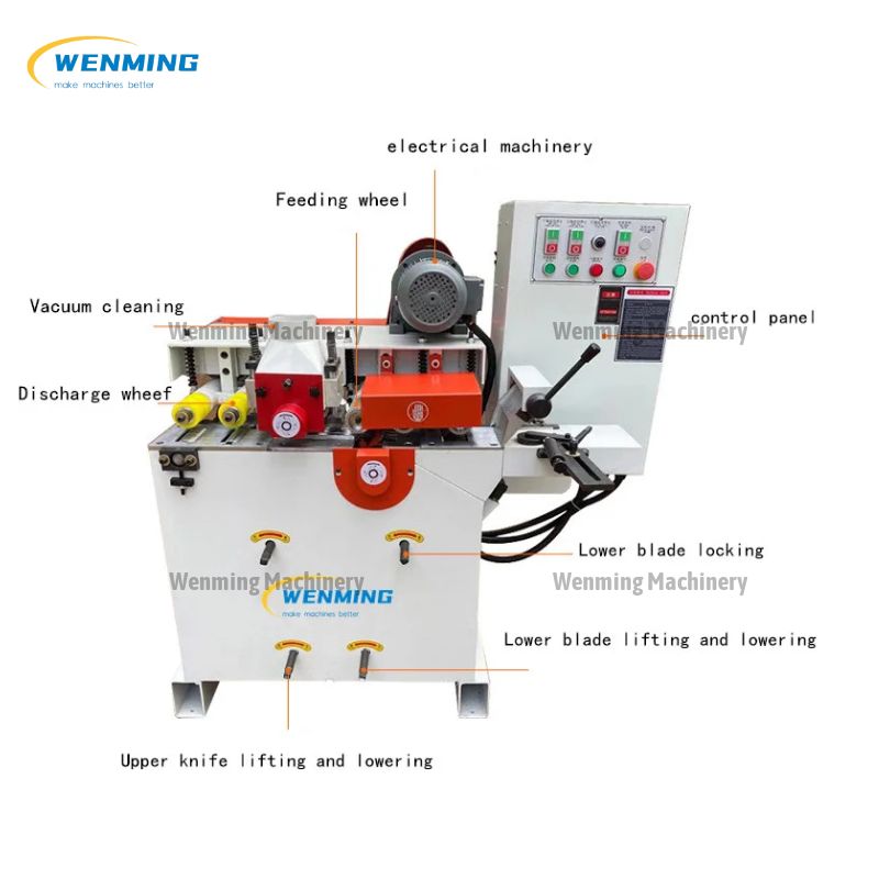 Customizable Wood Round Rod Milling Machine Broom Handle Making Machin ...