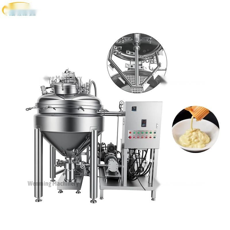 Factory Supplier Vacuum Emulsifier Mixer Aloe Vera Gel Making Machine