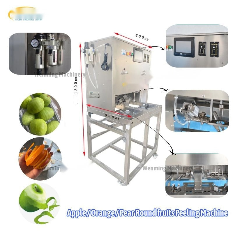 High Speed Industrial Apple Slinky Machine apple peeler
