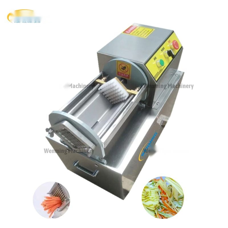Automatic Carrot Shredder Fruits & Vegetables Strip Cutter Machine