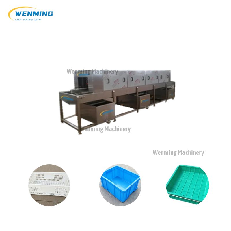 Hot sale Automatic Vegetable Box washer Equipment hot sale best price ...