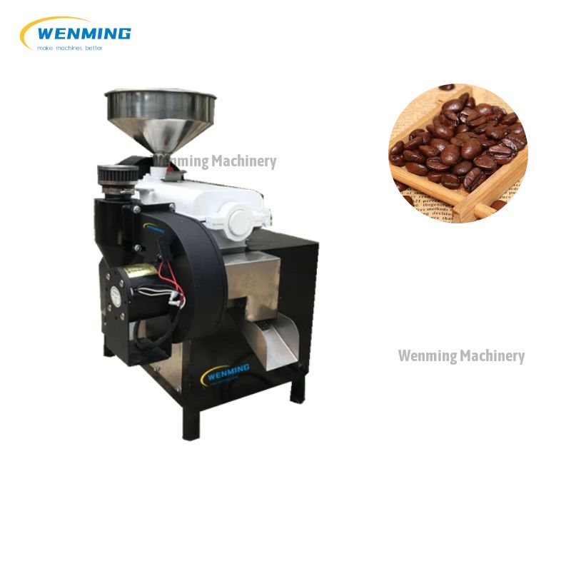 Dry coffee bean shelling machine peeling machine