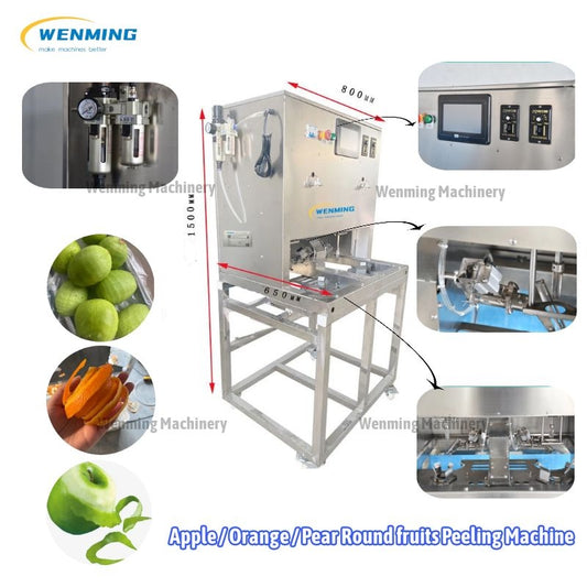 2 working stataion Fruit Peeling Machine 