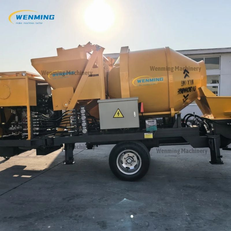 Mobile Concrete Mixer with Pump