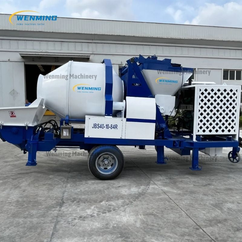 Diesel Concrete Mixer with Pump