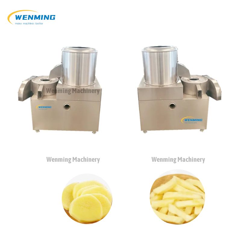 Professional Cut Roast Potatoes White Radish Peeling And Cutting Machi ...