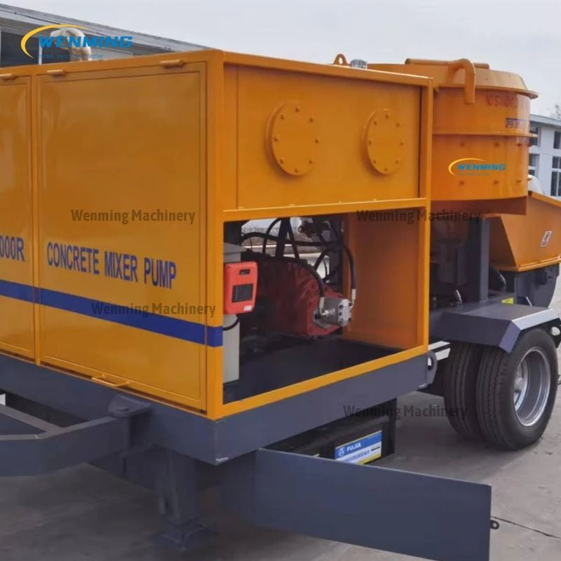 diesel concrete mixer pump