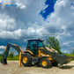 Backhoe and Loader Tractor