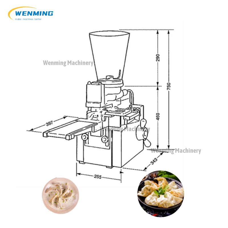 Gyosa Machine Stainless Steel Commercial Automatic Gyoza Maker Machine – WM machinery