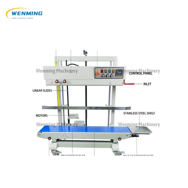 Automatic Electronic Continuous Band heat seal packaging machine Hot S ...