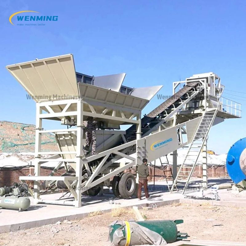 mobile concrete plant