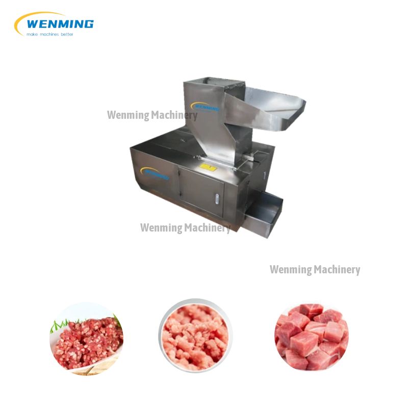 Fully automatic meat grinding and mixing