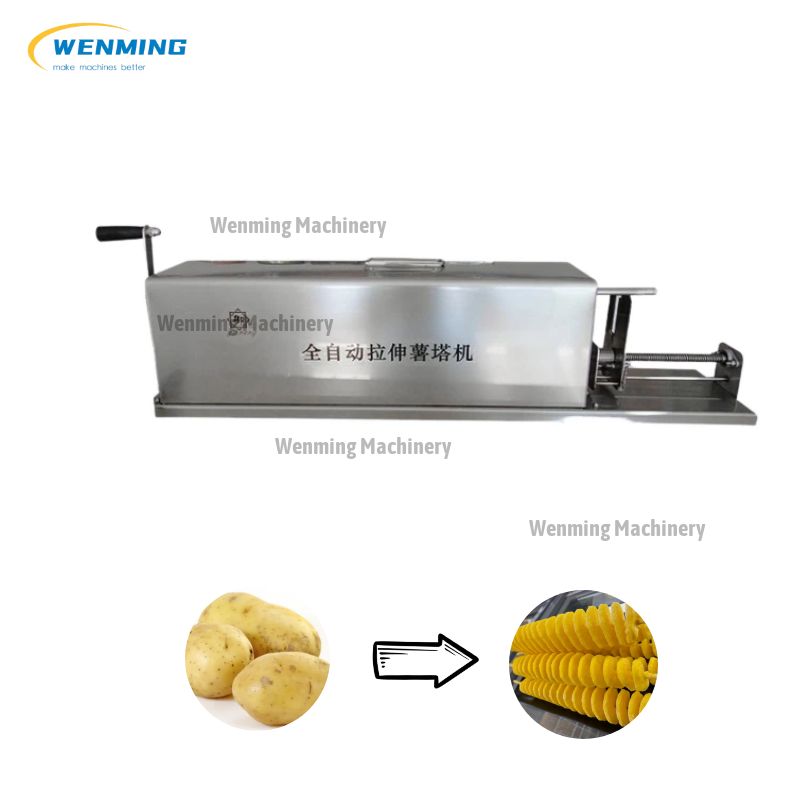 thumbnail image 2 of Spiral Potato Slicer – Tornado Potato Chipper Cutter Machine – Stainless Steel 2 of 6