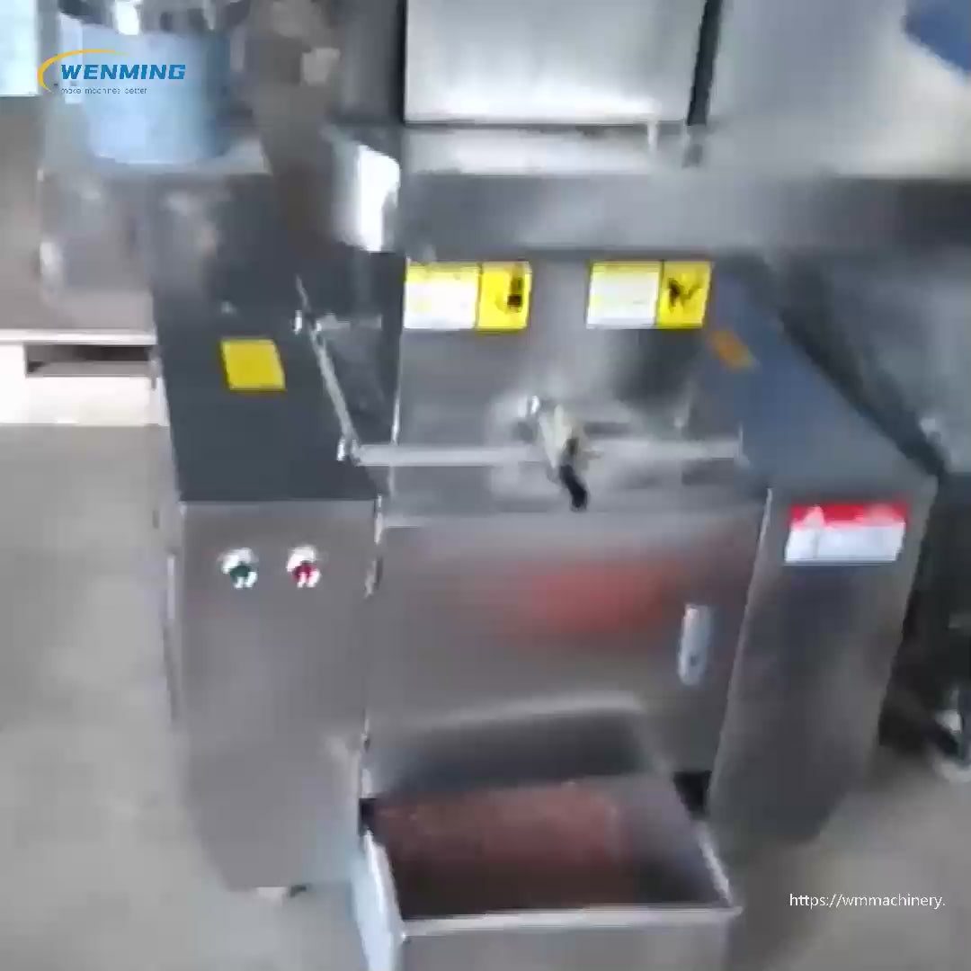 Special machine for breaking meat bones