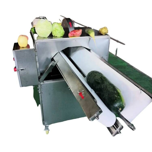 Automatic wax gourd half cutting machine