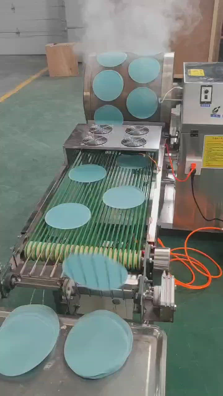  Continuous Spring Roll Lumpia Wrapper Maker Machine