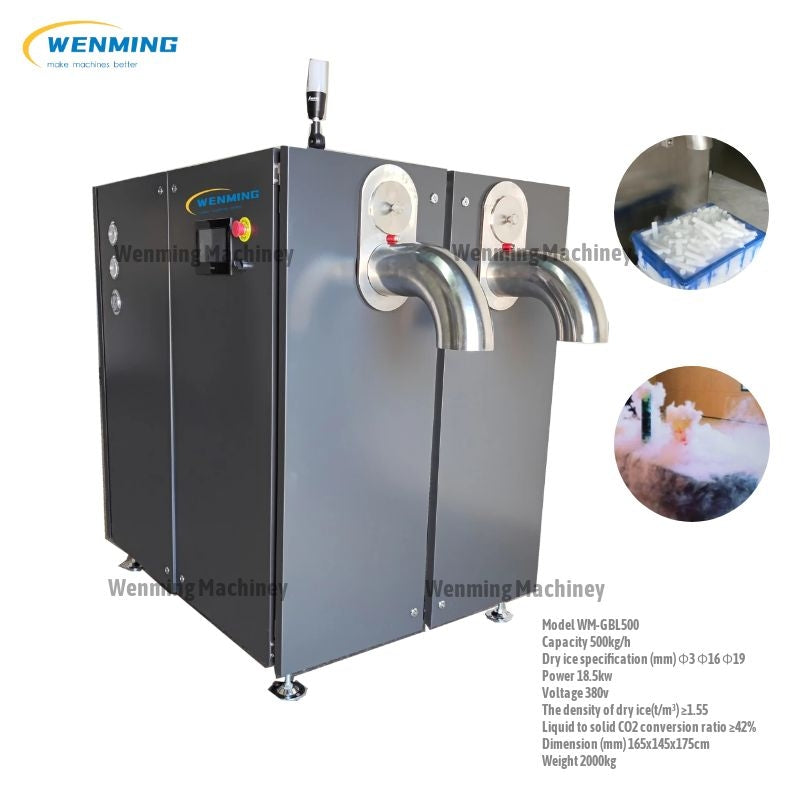 High Capacity Dry Ice Making Machine 