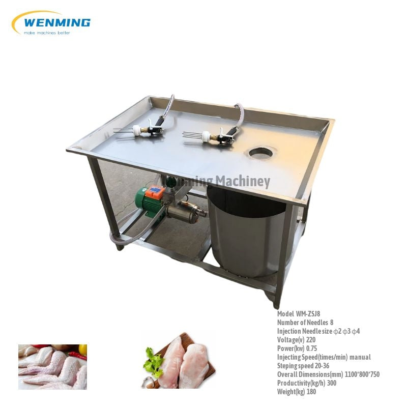 Chicken Wings Brine Injector Machine Meat Marinade Injector – WM