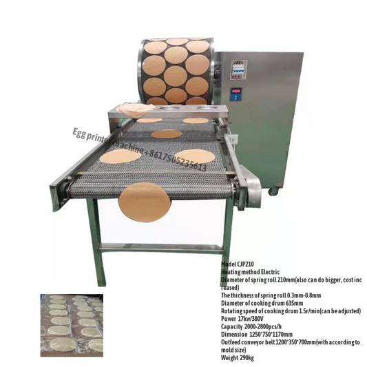 Spring Roll Skin Machine