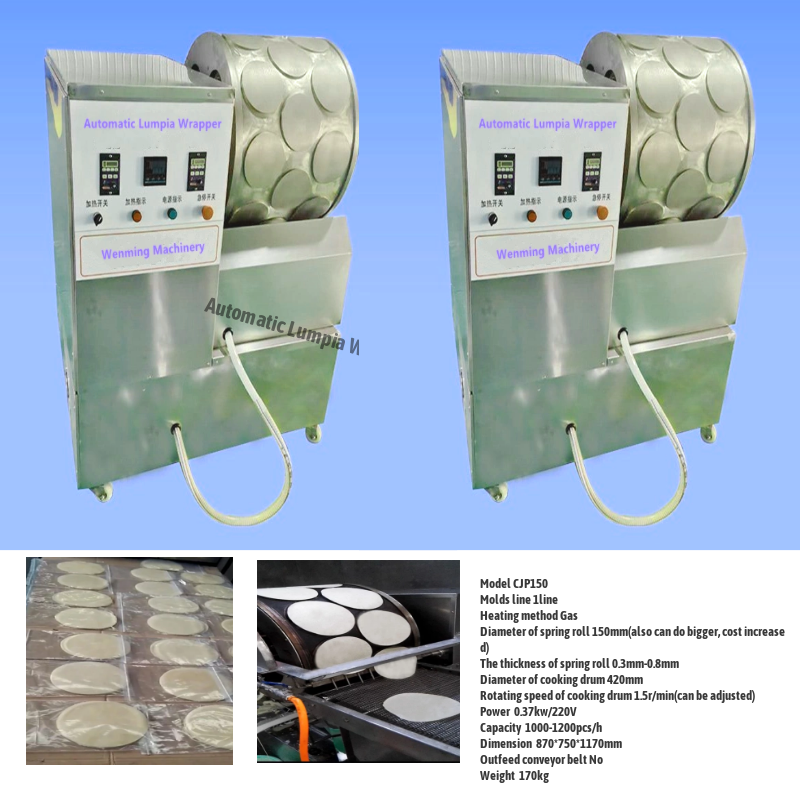 spring roll sheet making machine