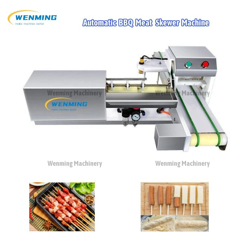 Kebab skewer outlet machine