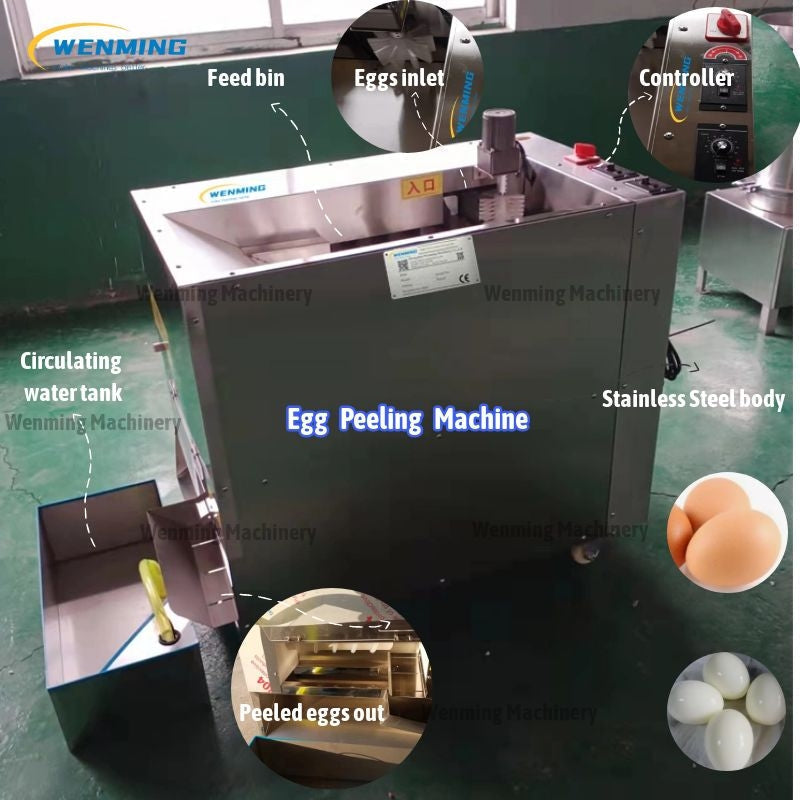 Hard Boiled Egg Peeling Machine