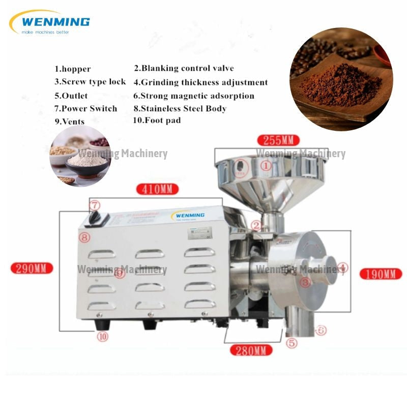 Automatic Coffee Crusher Electric Grinder Coffee Machine that Grinds B ...