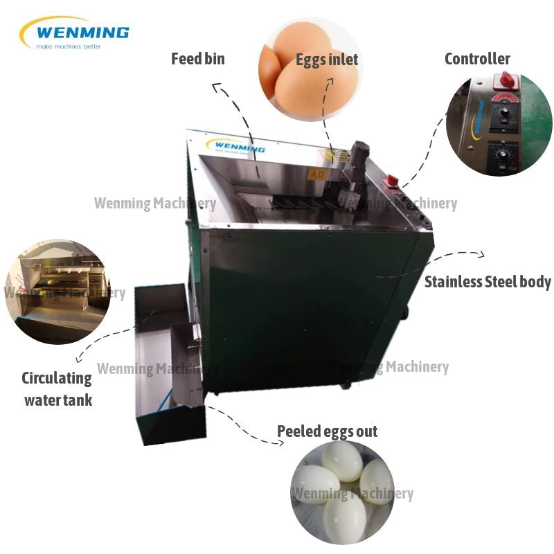 Automatic Hard Boild Egg Peeling Machine Commercial Hard Boiled Egg Pe – WM  machinery