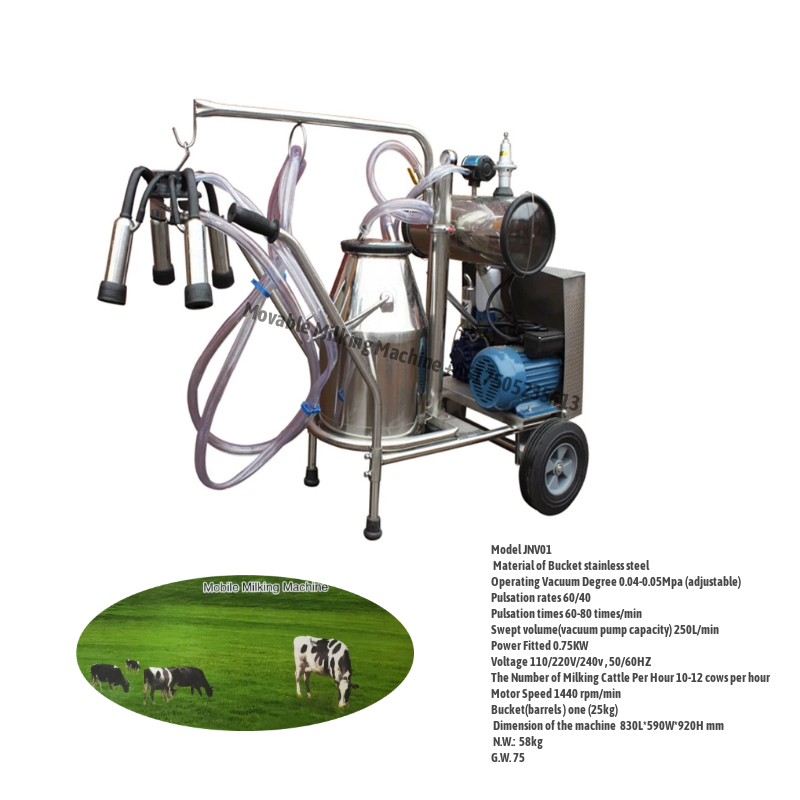 Electric-Mobile-milking-machine