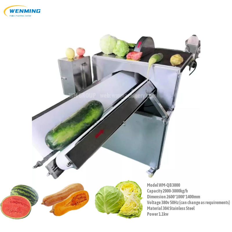Fruis-vegetable-half-cutting-machine