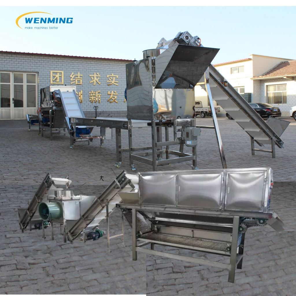 Automatic Garlic Peeling Machine Production Line 600kg per hour – WM ...