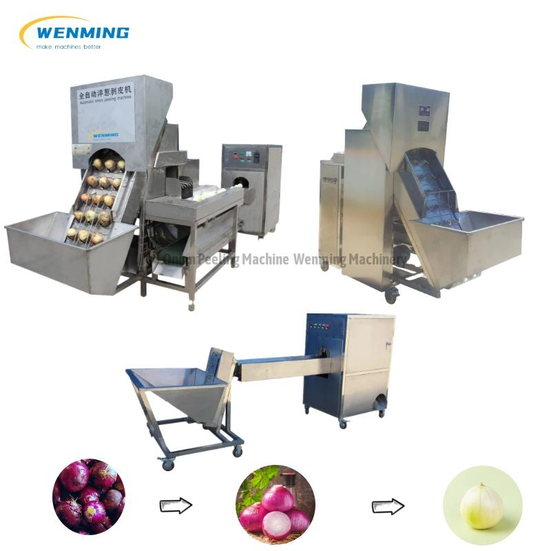 Onion-peeling-machine-with-root-cutting